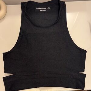 Athena Outdoor Voices Smoky Purple Sports Bra / Crop Top